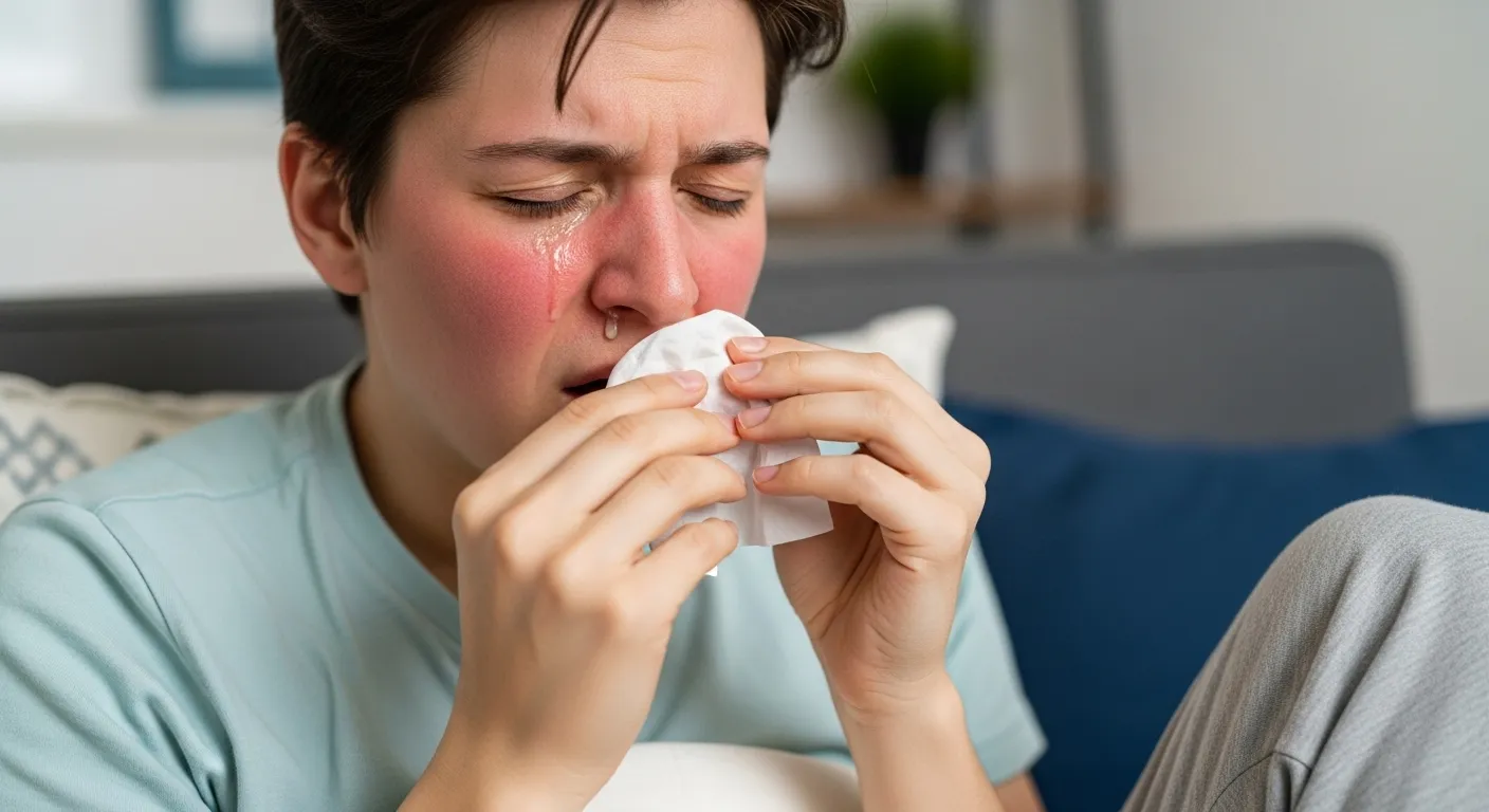 냉방병 콧물 가래