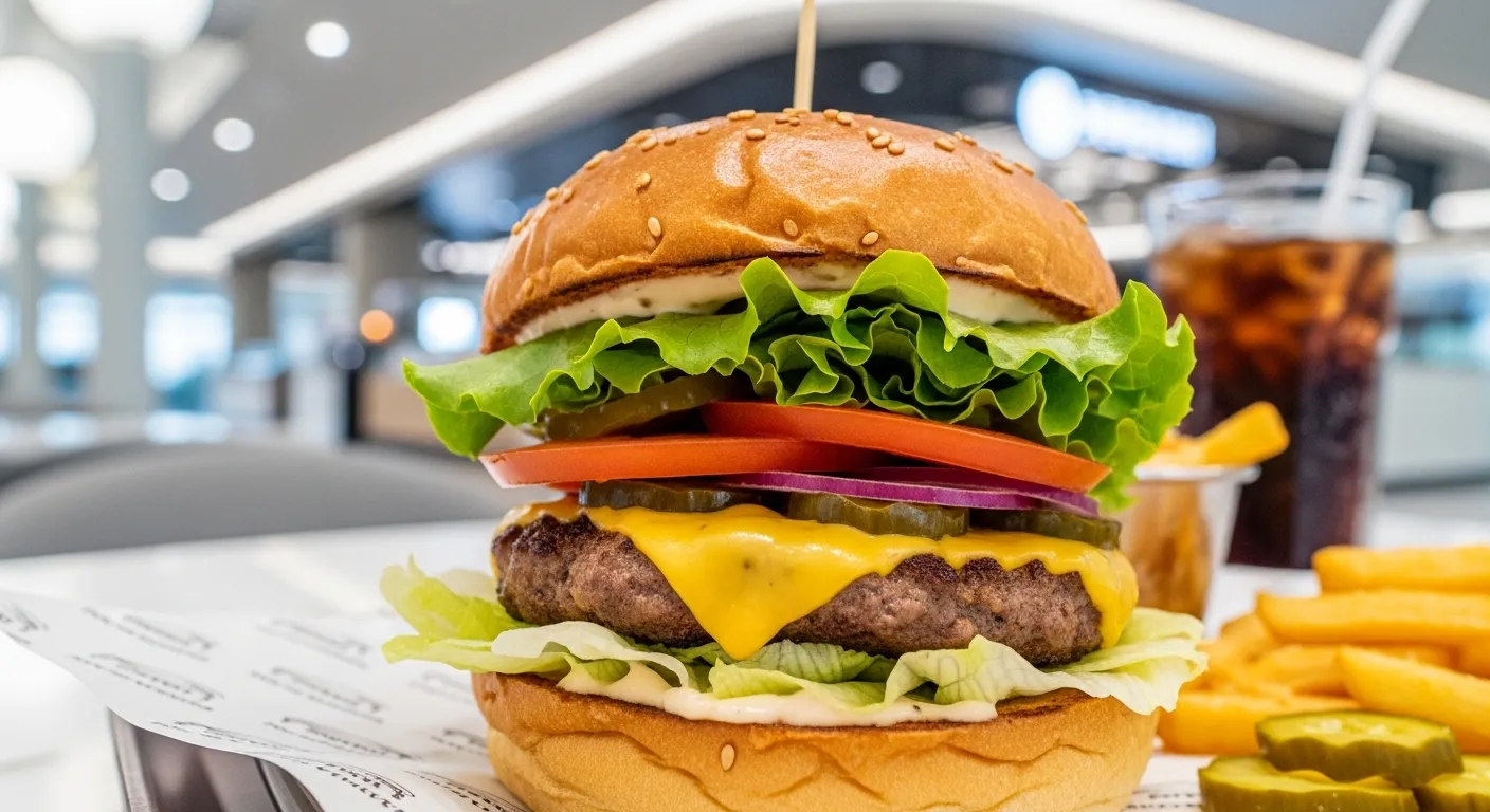 인천공항 햄버거