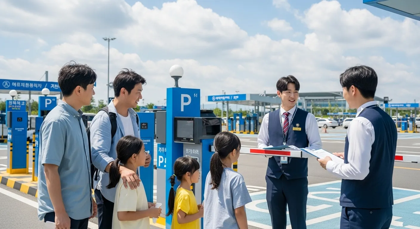 인천공항 주차장 다자녀등록