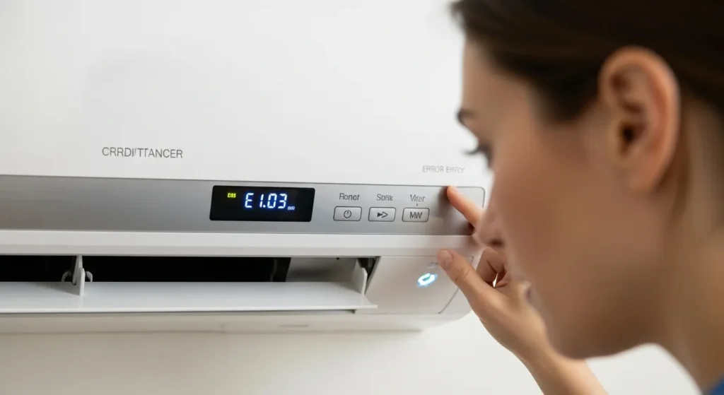 에어컨 고장 e1 03