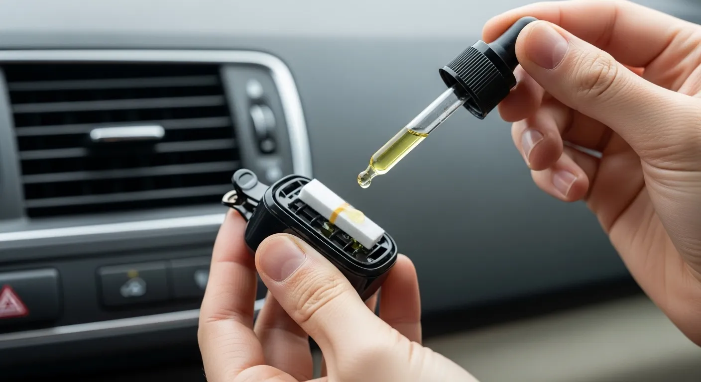 차량 방향제 리필 방법