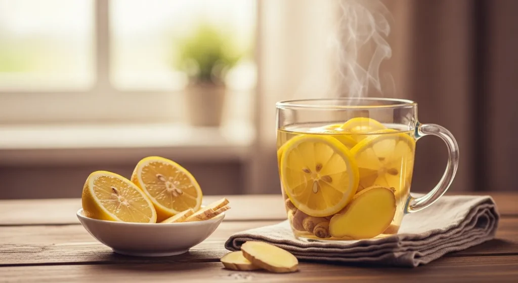 입덧 레몬생강차