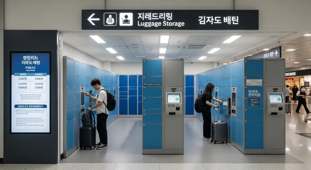 김포공항 캐리어 보관