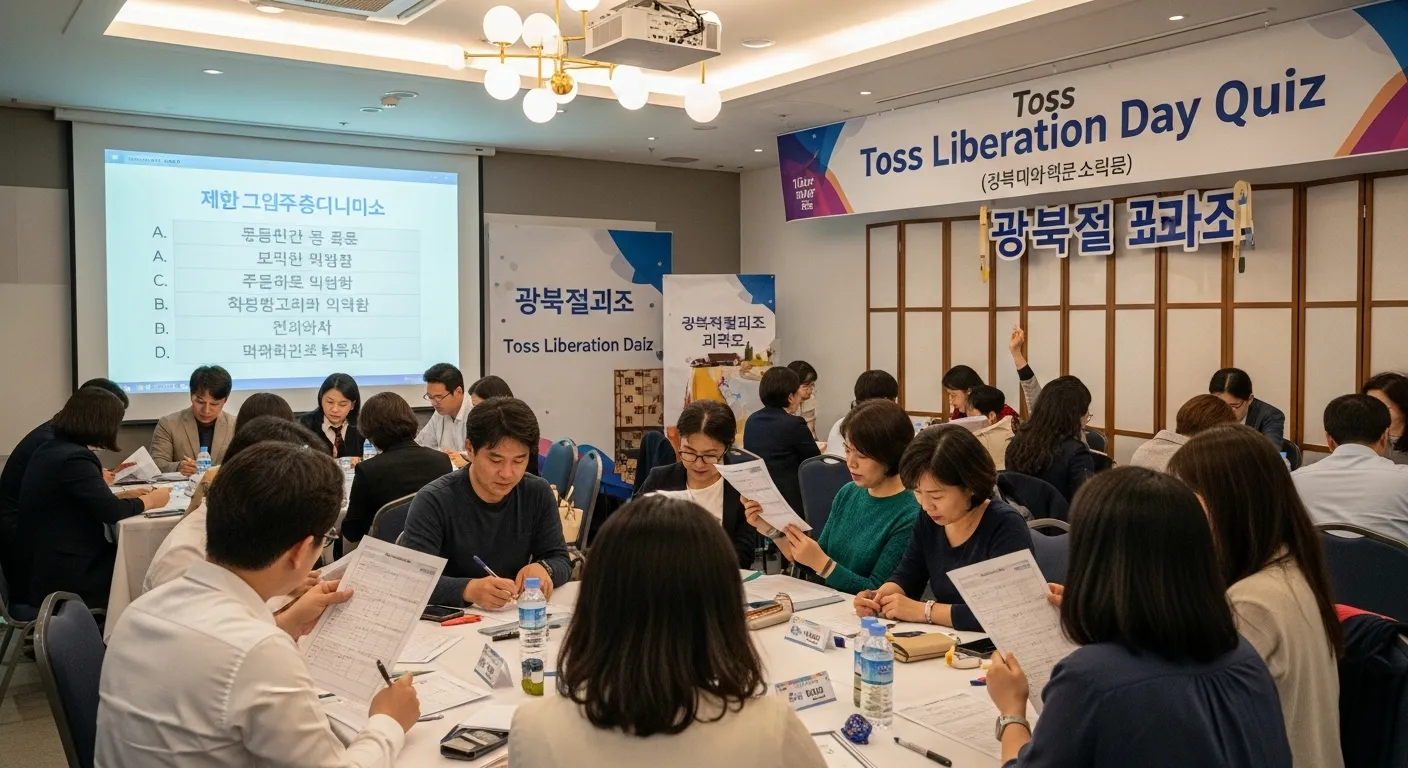 토스 광복절 퀴즈