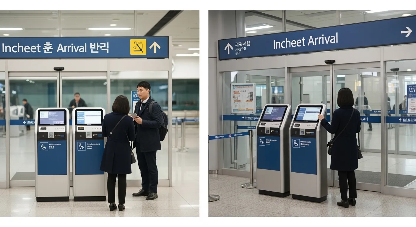인천공항 도착정보