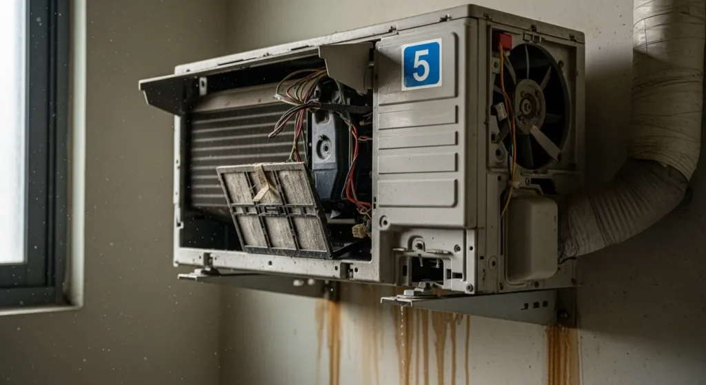 에어컨 고장 ch 5