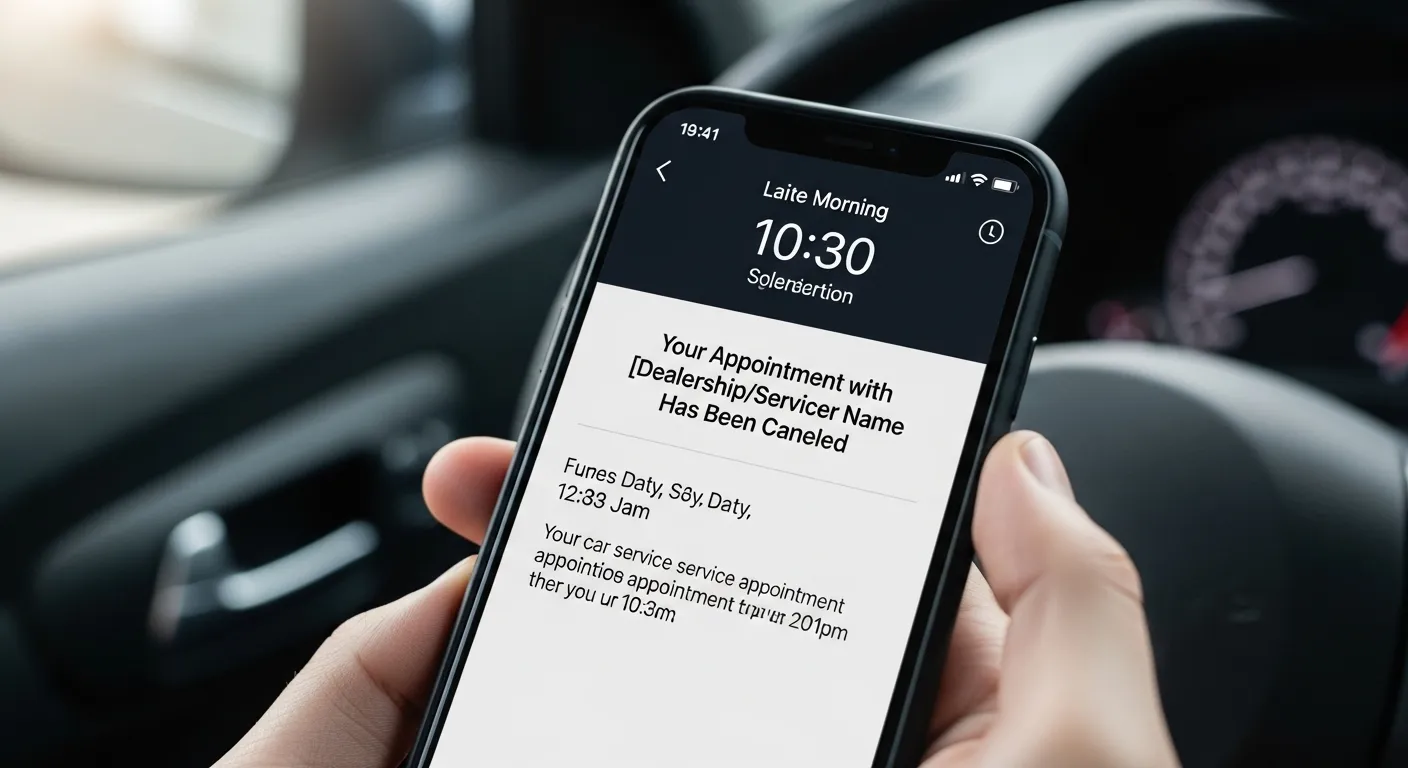 자동차 점검 예약 취소