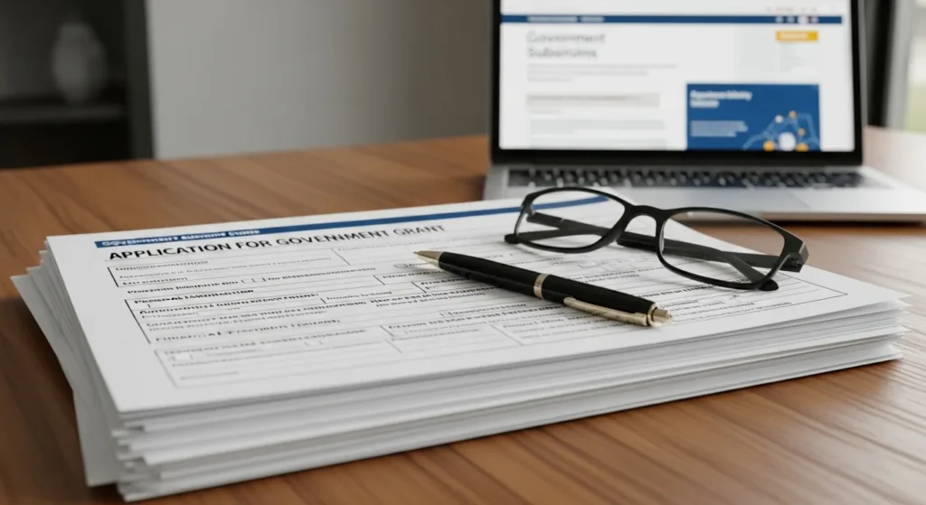 정부 보조금 신청 방법