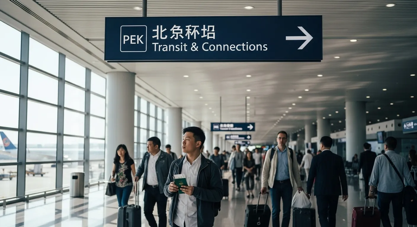 베이징 경유 비자