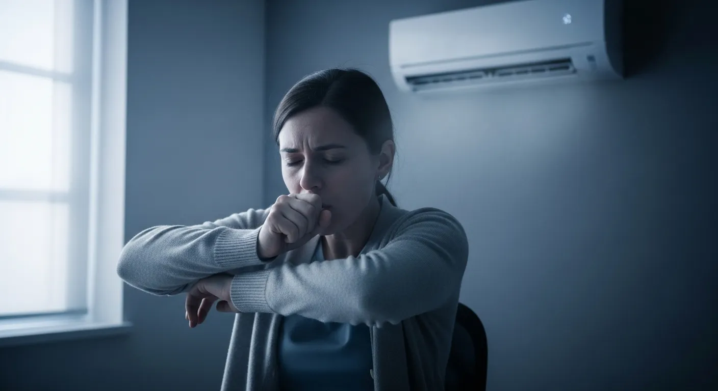 냉방병 기침