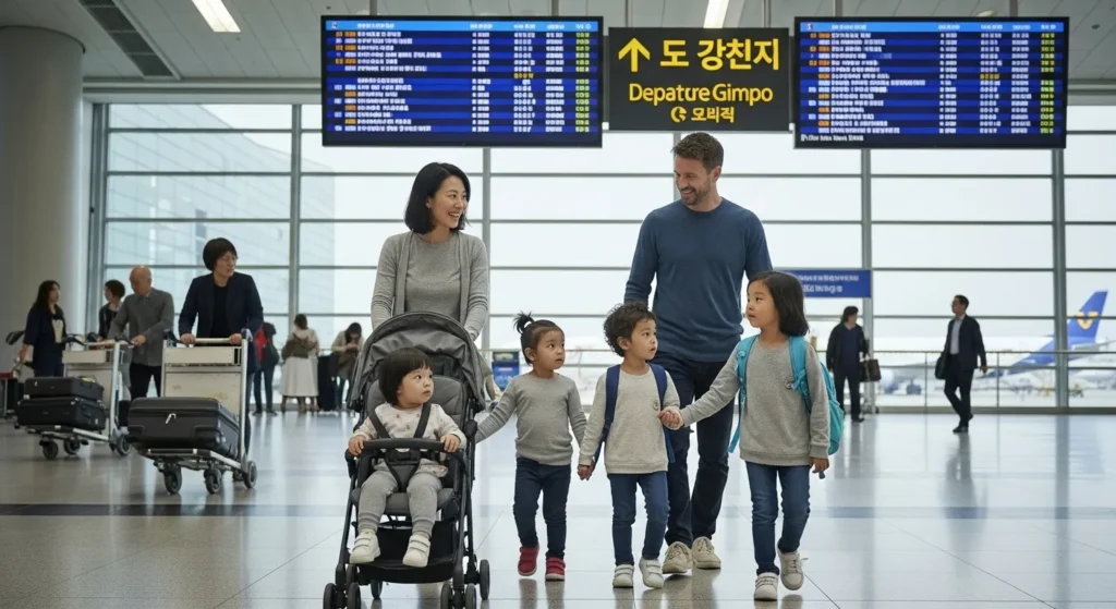 김포공항 다자녀