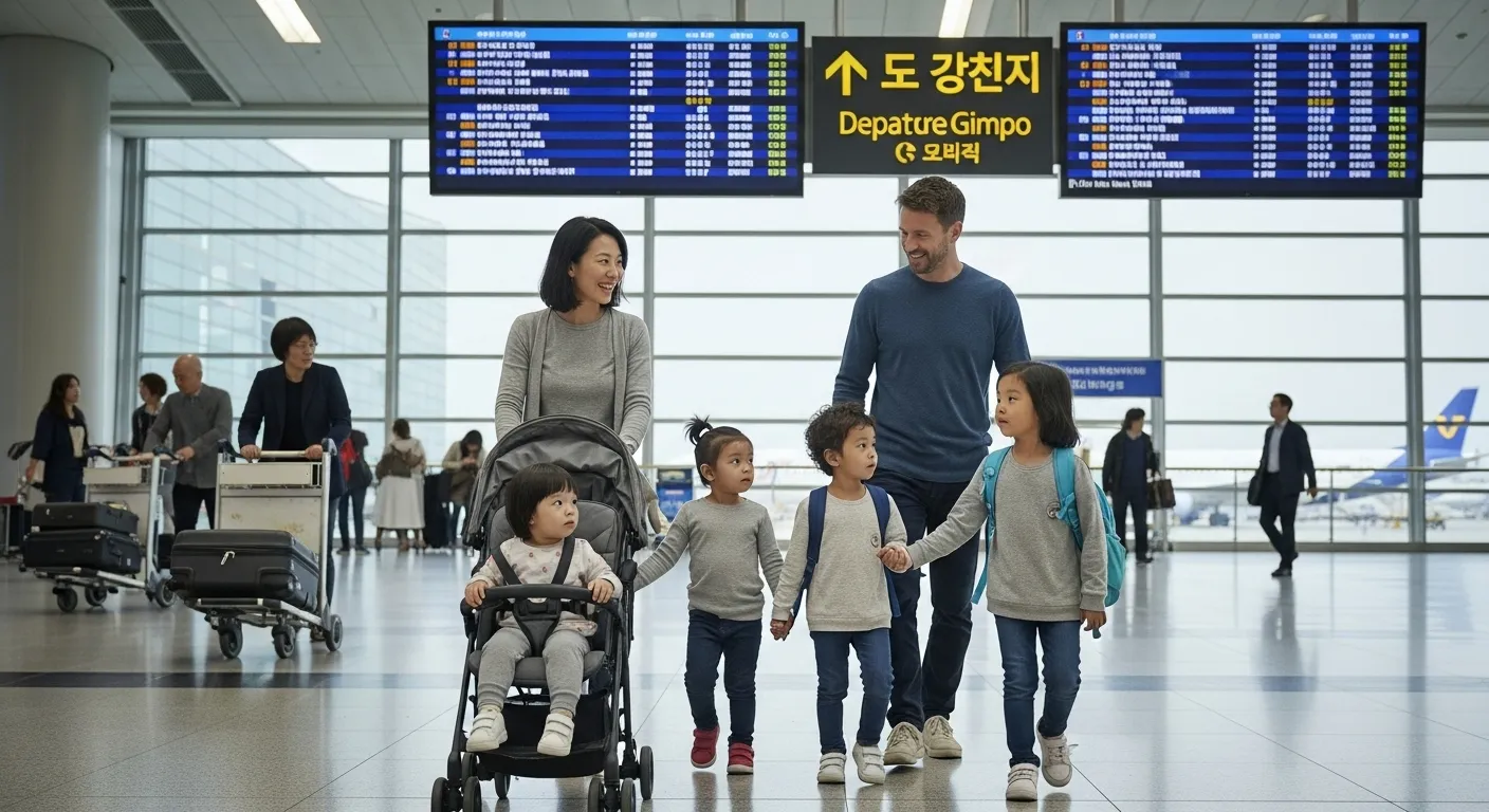 김포공항 다자녀