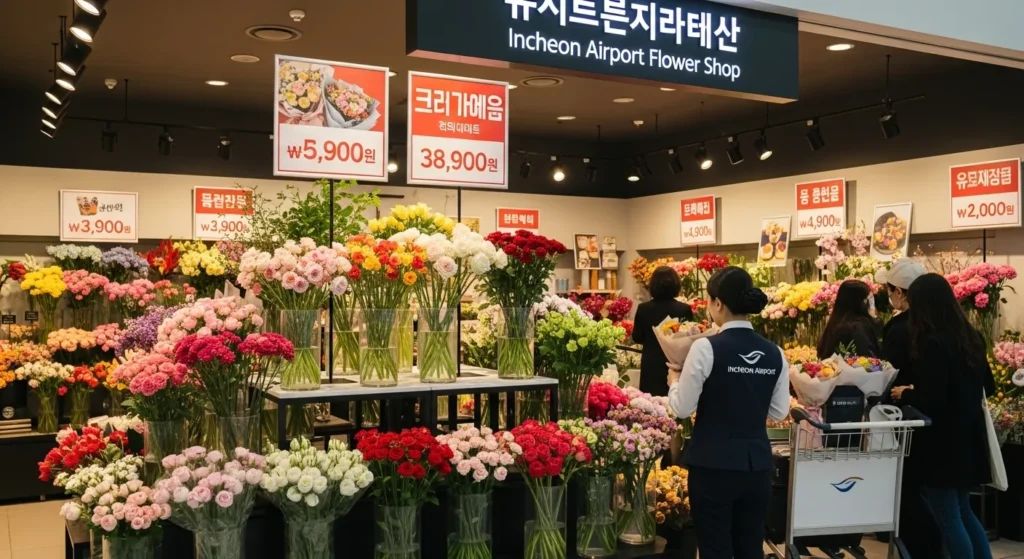 인천공항 꽃집 가격